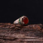 انگشتر عقیق یمن مردانه کد 7895