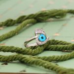 انگشتر نقره زنانه کد 6982