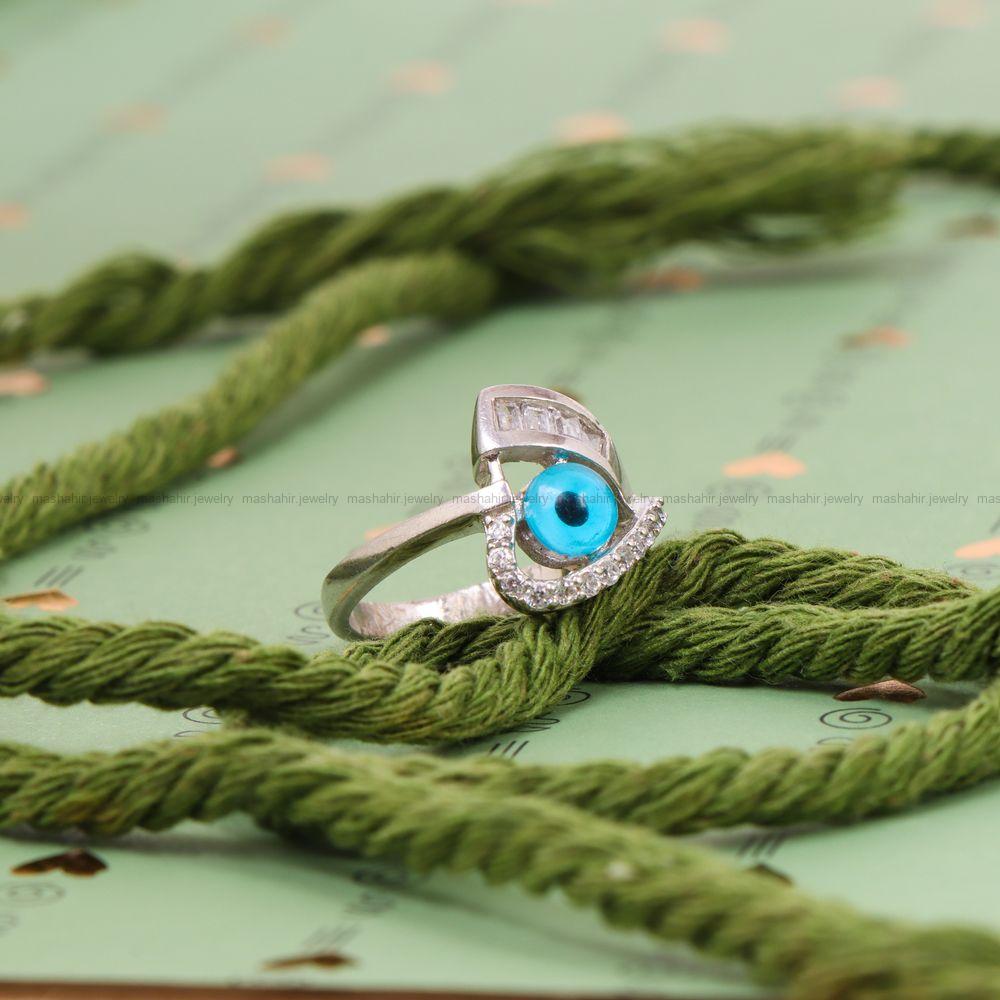 انگشتر نقره زنانه کد 6982