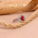 انگشتر طرح یاقوت زنانه کد 6987