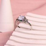 انگشتر نقره زنانه کد 6990