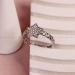انگشتر نقره زنانه کد 6993