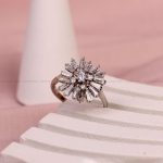 انگشتر نقره زنانه کد 6998