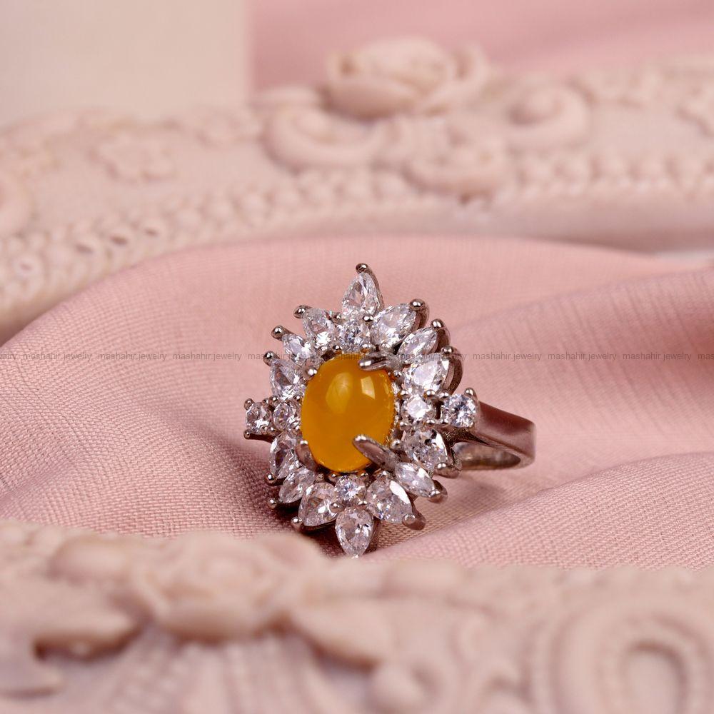 انگشتر شرف الشمس زنانه کد 7011