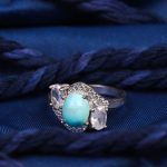 انگشتر فیروزه شجری زنانه کد 7052