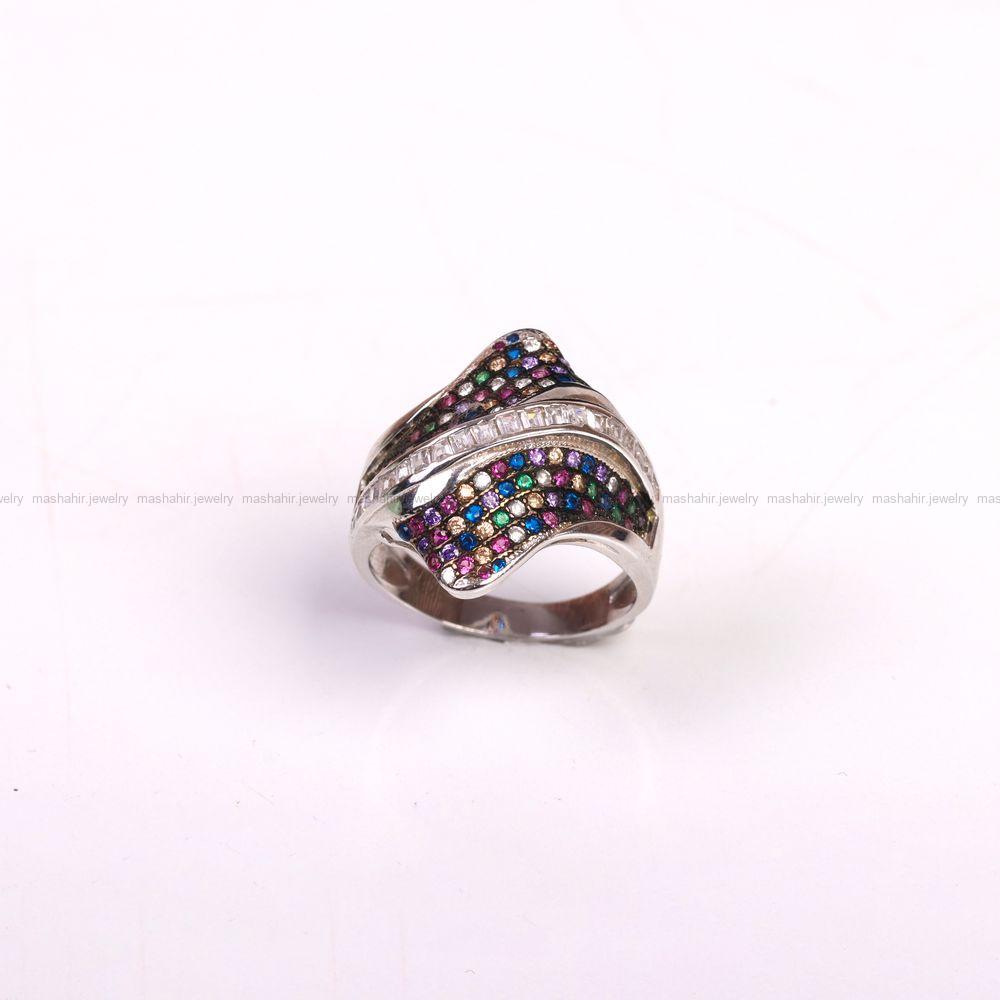 انگشتر نقره زنانه کد 7067