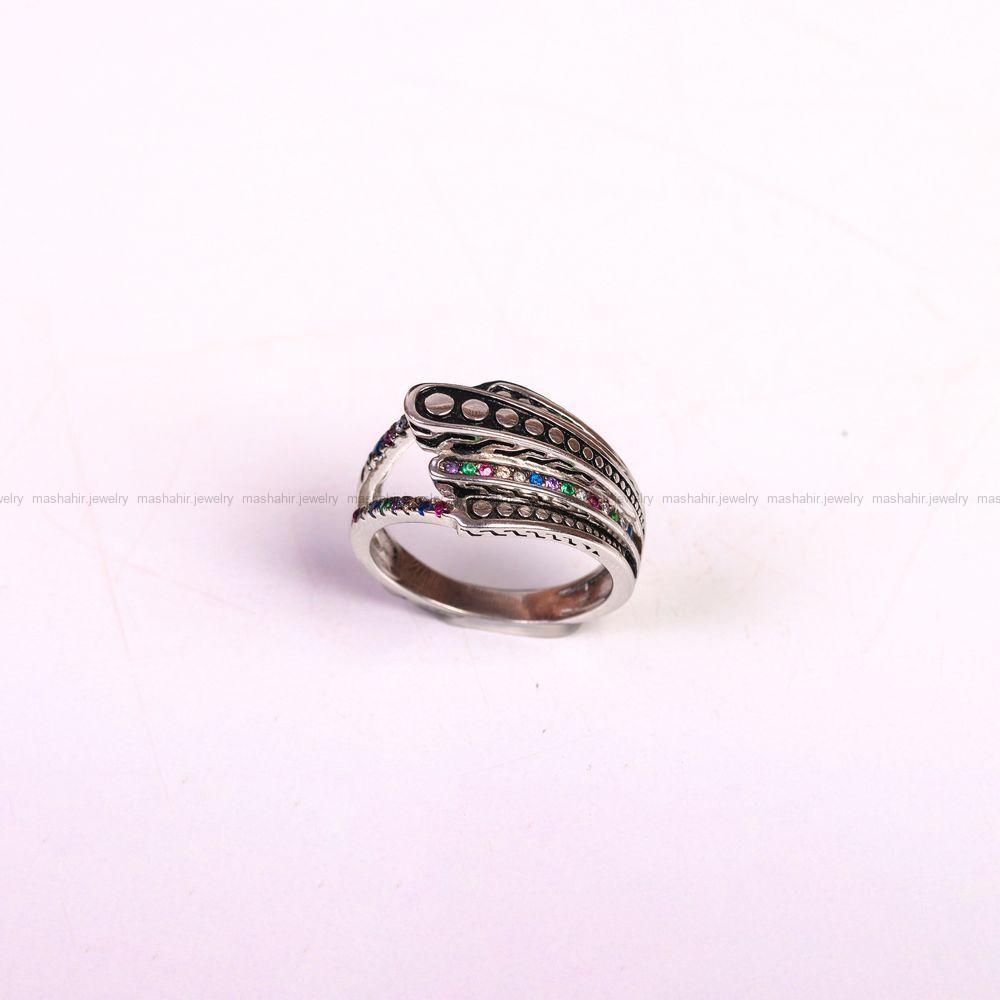 انگشتر نقره زنانه کد 7066