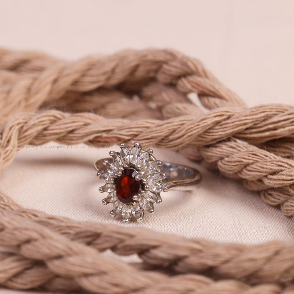 انگشتر یاقوت سرخ زنانه کد 7099