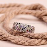 انگشتر نقره زنانه کد 7103