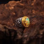 انگشتر اوپال مردانه کد 7152