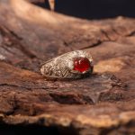 انگشتر عقیق یمن مردانه کد 7158