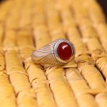 انگشتر عقیق یمن مردانه کد 7168