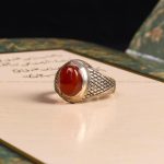 انگشتر عقیق یمن مردانه کد 7187