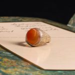 انگشتر عقیق یمن مردانه کد 7190