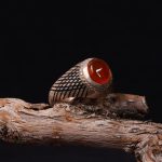 انگشتر عقیق یمن مردانه کد 7196