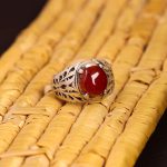 انگشتر عقیق یمن مردانه کد 7209