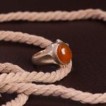 انگشتر عقیق یمن مردانه کد 7215