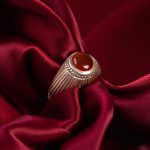 انگشتر عقیق یمن مردانه کد 7224