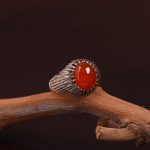 انگشتر عقیق یمن مردانه کد7225