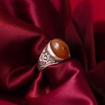 انگشتر عقیق یمن مردانه کد 7228