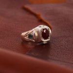 انگشتر عقیق یمن مردانه کد 7229