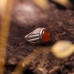 انگشتر عقیق یمن مردانه کد 7245