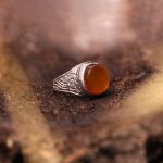 انگشتر عقیق یمن مردانه کد 7247