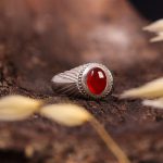 انگشتر عقیق یمن مردانه کد 7249