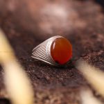 انگشتر عقیق یمن مردانه کد 7250