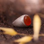 انگشتر عقیق یمن مردانه کد 7252