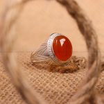 انگشتر عقیق یمن مردانه کد 7268