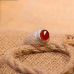 انگشتر عقیق یمن مردانه کد 7270