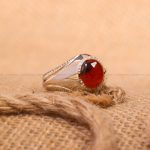 انگشتر عقیق یمن مردانه کد 7271