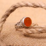 انگشتر عقیق یمن مردانه کد 7274