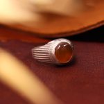 انگشتر عقیق یمن مردانه کد 7300