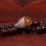 انگشتر عقیق یمن مردانه کد 7302