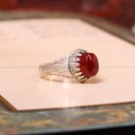 انگشتر عقیق یمن مردانه کد 7314