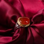 انگشتر عقیق یمن مردانه کد 7319