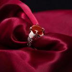 انگشتر عقیق یمن مردانه کد 7324