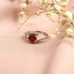 انگشتر یاقوت سرخ زنانه کد 7350
