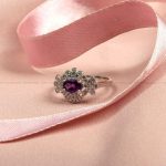 انگشتر آمیتیست زنانه کد 7354