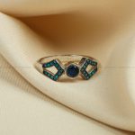 انگشتر نقره زنانه کد 7400