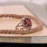 انگشتر یاقوت سرخ زنانه کد 7446
