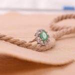انگشتر زمرد زنانه کد 7473
