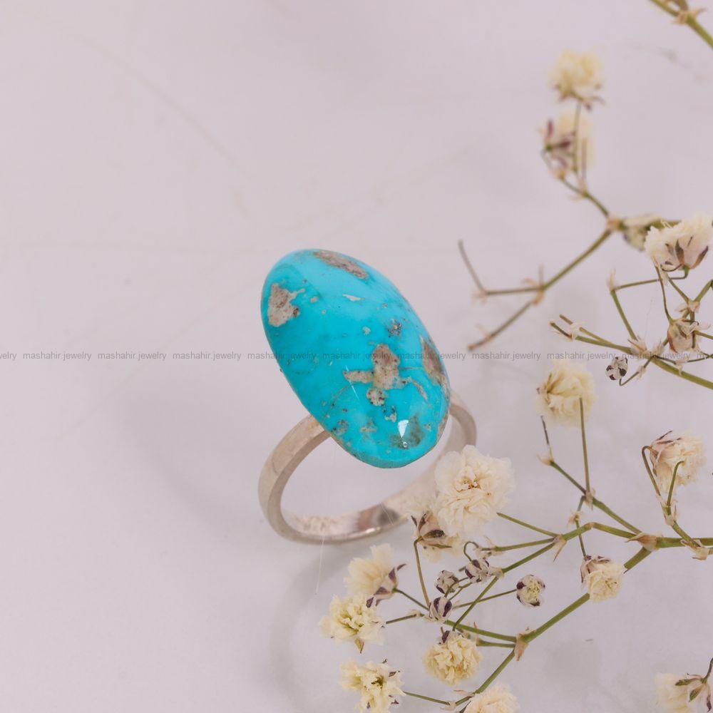 انگشتر فیروزه شجری زنانه کد 7586