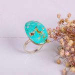 انگشتر فیروزه شجری زنانه کد 7591