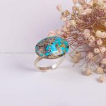 انگشتر فیروزه شجری زنانه کد 7593