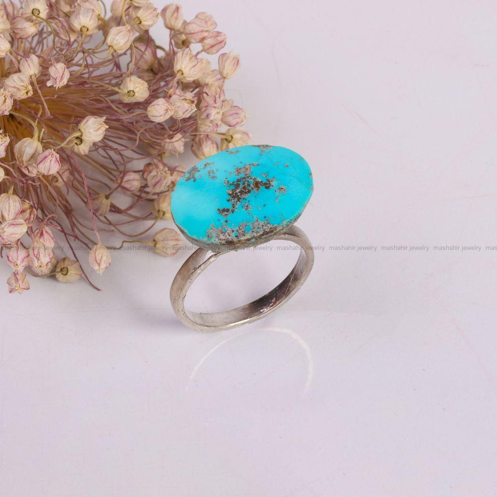 انگشتر فیروزه شجری زنانه کد 7597