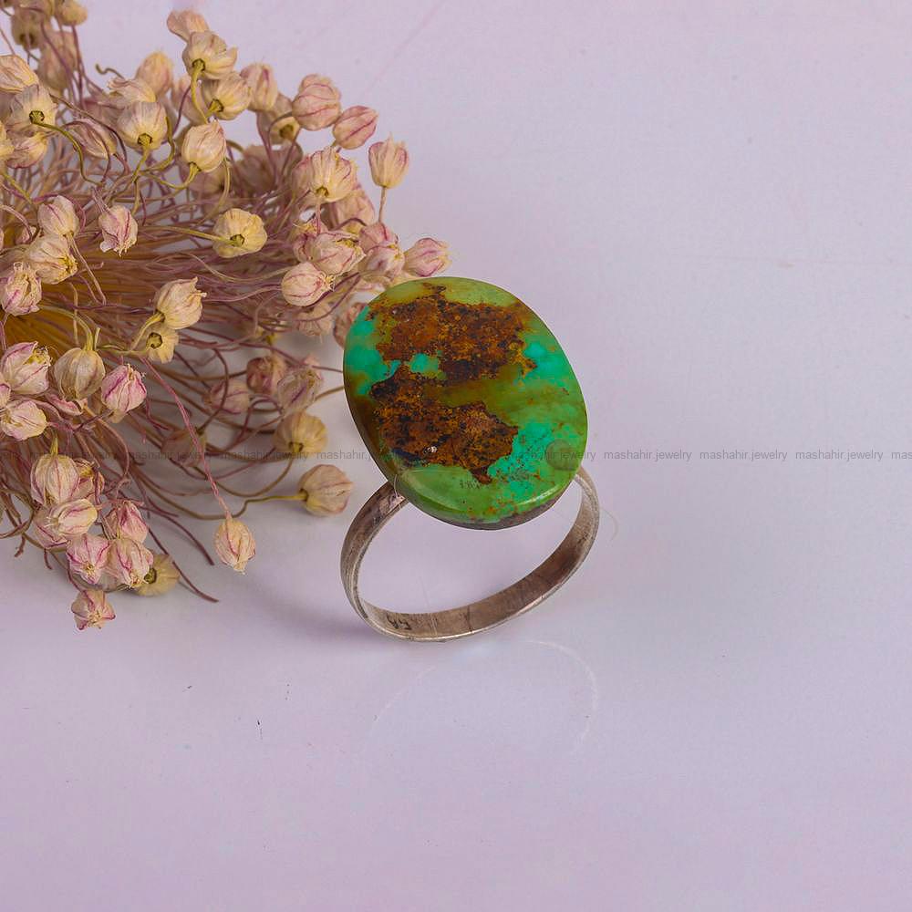 انگشتر فیروزه شجری زنانه کد 7599