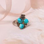 انگشتر فیروزه شجری زنانه کد 7638